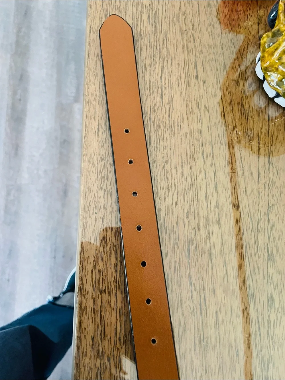 J. Crew Leopard Haircalf Belt with Gold Buckle